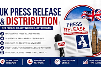 write press release public relation press release distribution UK press release
