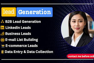 provide targeted b2b lead generation and verified email list
