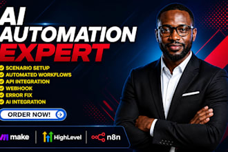 setup make com make com expert made com make com automation fix make com