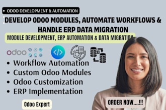odoo developer module development data migration workflow automation erp consult