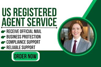 be your US registered agent and handle compliance and documents