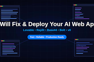 deploy fix lovable replit bolt base44 v0 supabase ai apps