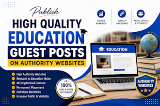 publish high quality education guest posts on authority websites