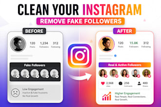 clean your instagram account from fake followers