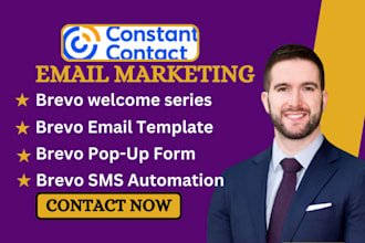 setup constant contact automated follow ups welcome email series branded email