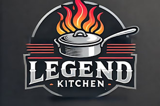 design a professional restaurant kitchen food logo