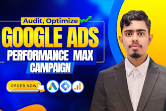 fix setup and manage your google ads performance max campaign PPC adswords SEM
