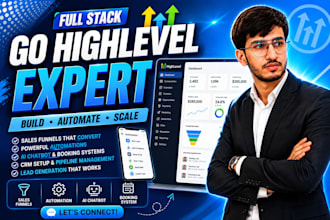 setup gohighlevel lead capture form, automated booking system, ghl expert