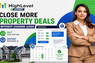 setup ghl real estate funnel crm automation  ghl website ghl workflow