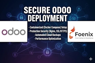install and configure odoo using docker and devops best practices