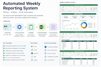 automate weekly business reports with python and excel