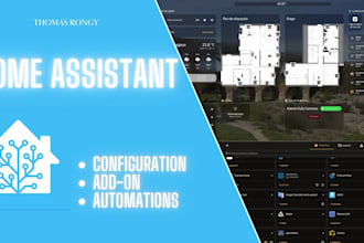 set up home assistant and smart home automations