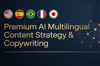 premium ai multilingual content strategy copywriting