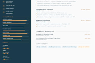 design a professional ats resume and linkedin profile