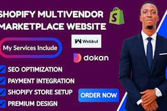 build shopify multivendor marketplace ecommerce website marketplace website