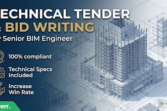 write UK construction tender documents and bid proposals