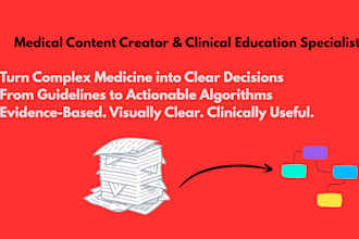 create clinical decision algorithms and medical summaries