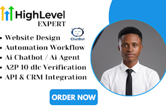 build gohighlevel website go highlevel automaion CRM funnels lead follow up