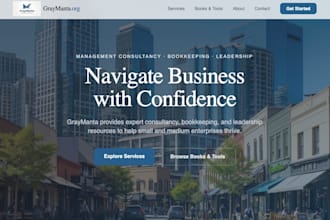 develop your dashboard or website