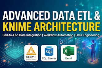 build complex knime workflows for data processing and etl