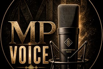 record a calming deep male voice over