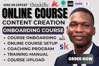 professionally onboard your course for employees, clients, or students