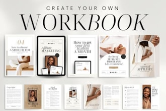 design lead magnet ebook workbook freebie and canva template