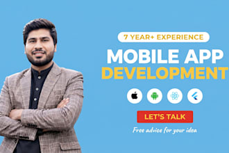 mobile app development android app ios flutter react native fintech app creation