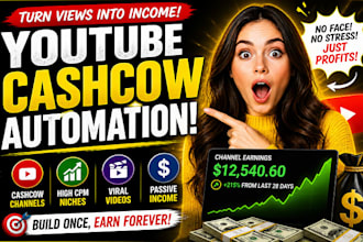 create faceless youtube automation cashcow videos