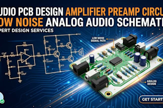 audio pcb design amplifier preamp circuit low noise analog audio schematic