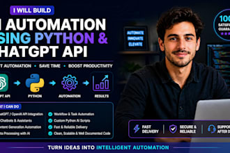 build ai automation using python and chatgpt API