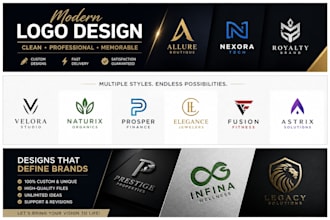 design a unique logo with professional refinement