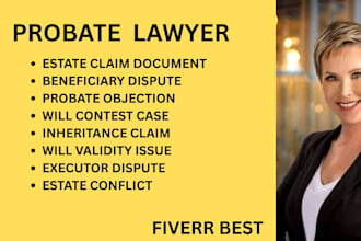 assist with contested wills, probate challenges and inheritance dispute cases