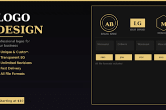 design a modern and professional logo for your business