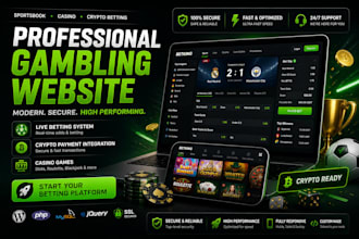 develop  bet sport website, sportsbook app, gamble site,