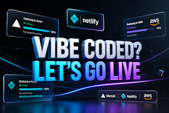 handle your vibe coded site deployment and server setup