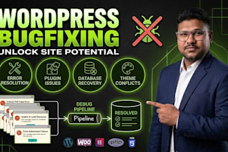 fix wordpress critical error, 500 error, or white screen