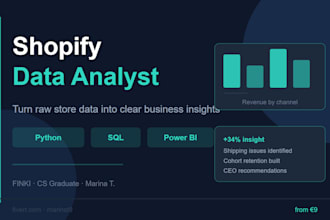 be your shopify data analyst