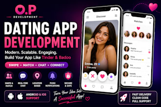 develop a dating app like tinder or badoo