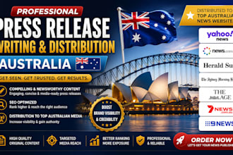 craft SEO press release for australian brands
