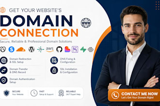connect domain from godaddy to shopify, squarespace, wix, or fix email dns