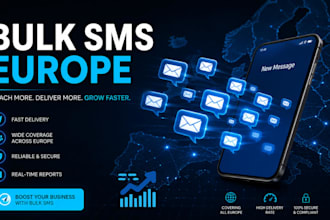 send high delivery bulk sms in europe uk germany france to response and sales