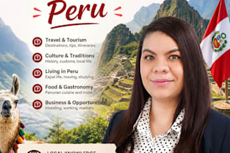 reply to your questions about anything related to peru