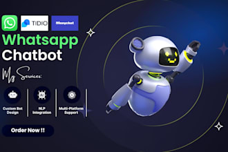 build whatsapp ai chatbot for customer support automation with tidio or manychat
