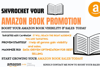 do ebook marketing to help boost book sale and visibility, kindle book promotion