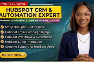 setup hubspot crm, hubspot email design, hubspot automation, hubspot integration