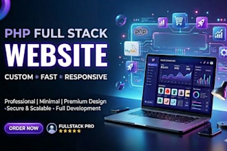 full stack PHP developer for web development