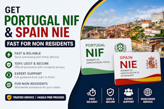 get portugal nif and spain nie fast for non residents