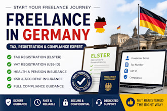 register your freelance tax, insurance and compliance in germany elster, vat, ks
