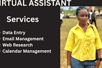 provide professional email management and web research
